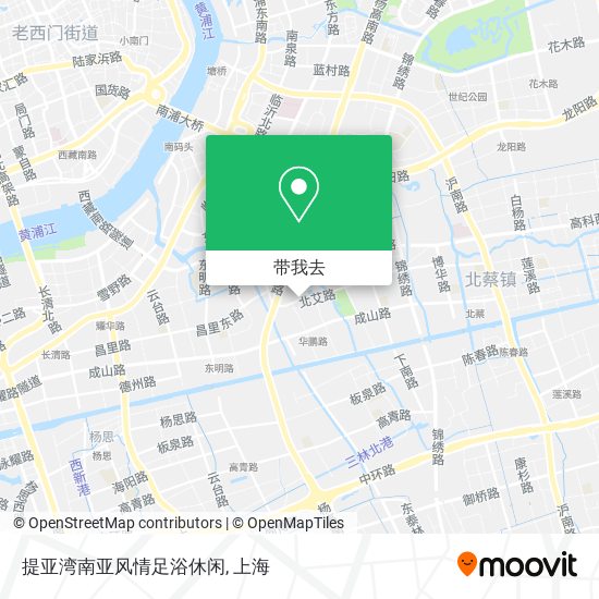 提亚湾南亚风情足浴休闲地图