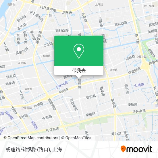 杨莲路/锦绣路(路口)地图