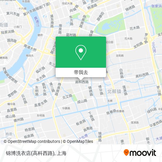 锦博洗衣店(高科西路)地图