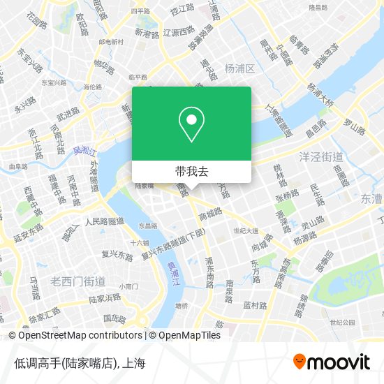 低调高手(陆家嘴店)地图