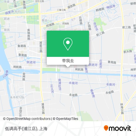 低调高手(浦江店)地图
