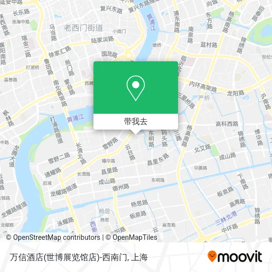 万信酒店(世博展览馆店)-西南门地图