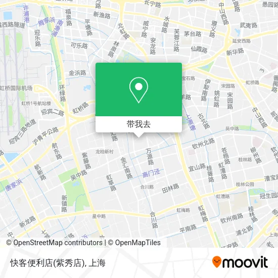 快客便利店(紫秀店)地图