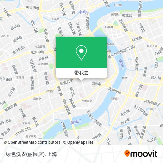 绿色洗衣(丽园店)地图