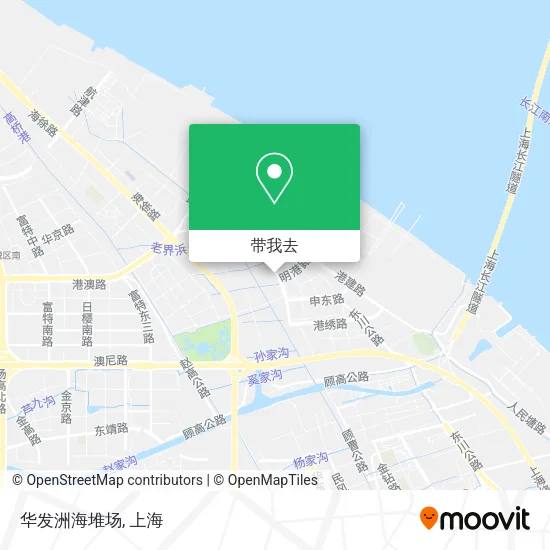 华发洲海堆场地图