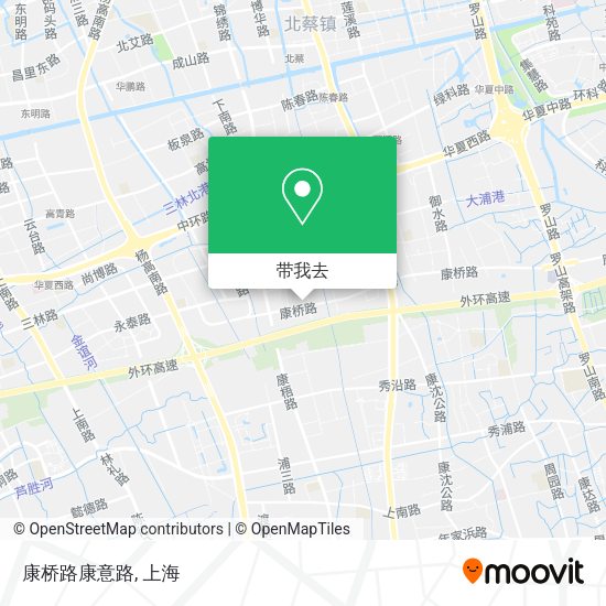 康桥路康意路地图