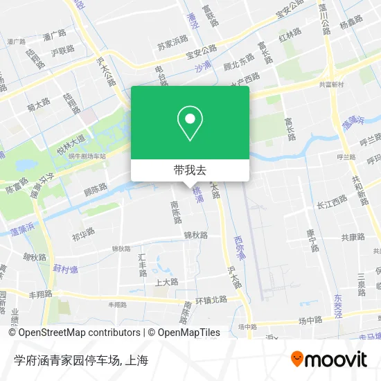 学府涵青家园停车场地图