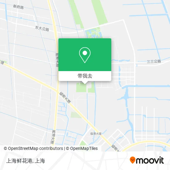 上海鲜花港地图