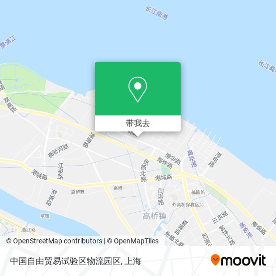 中国自由贸易试验区物流园区地图
