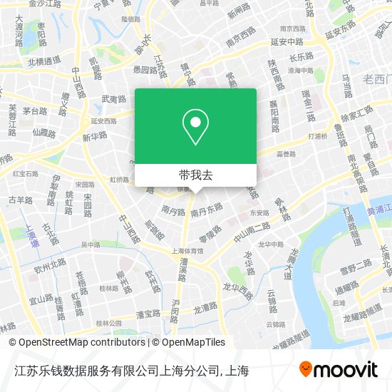 江苏乐钱数据服务有限公司上海分公司地图