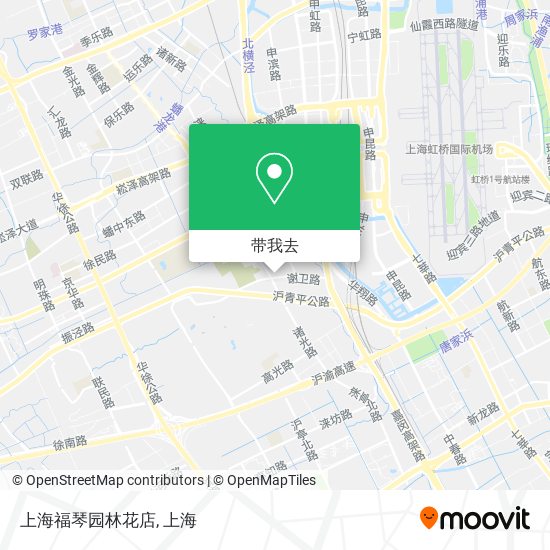 上海福琴园林花店地图