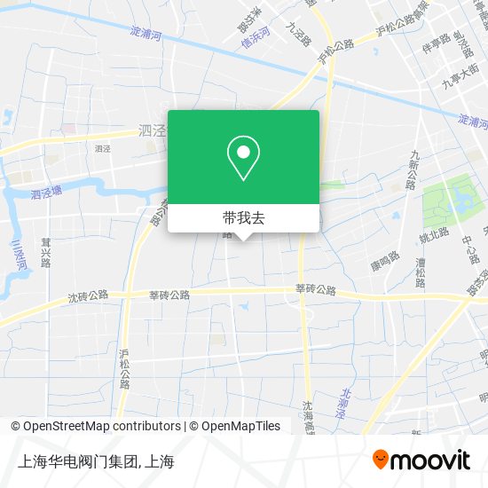 上海华电阀门集团地图