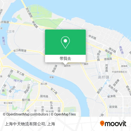 上海中天物流有限公司地图