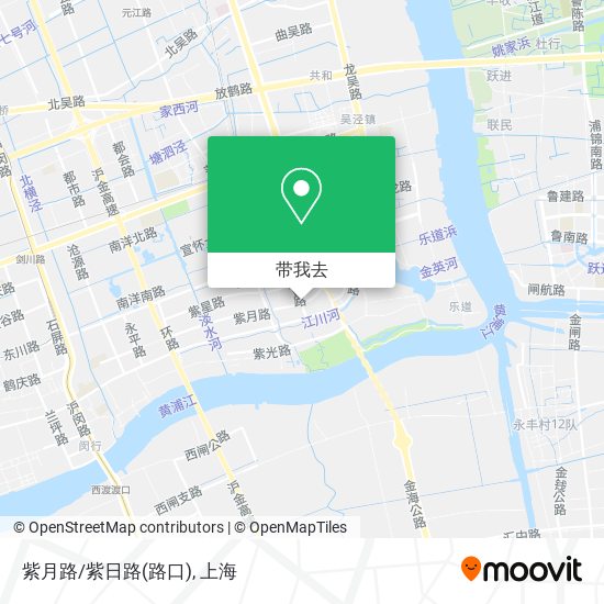 紫月路/紫日路(路口)地图