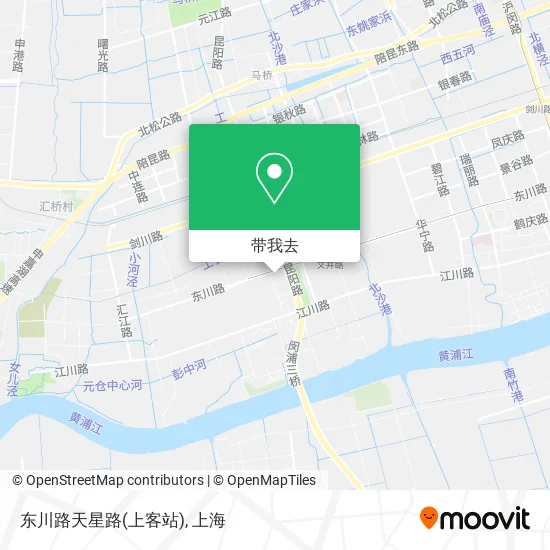 东川路天星路(上客站)地图