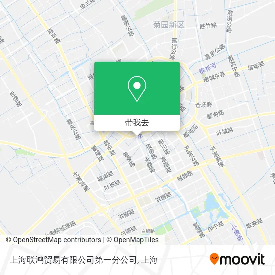 上海联鸿贸易有限公司第一分公司地图
