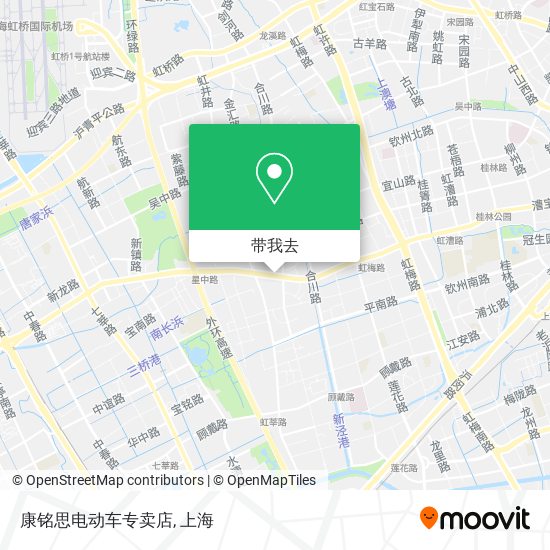 康铭思电动车专卖店地图
