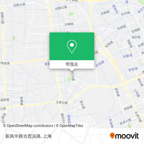 新凤中路古思浜路地图