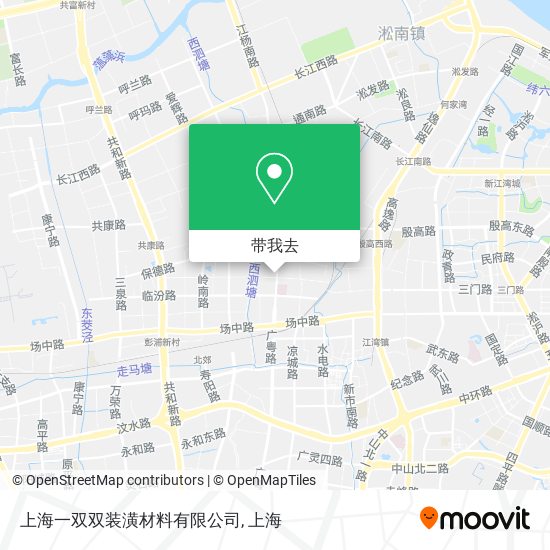 上海一双双装潢材料有限公司地图