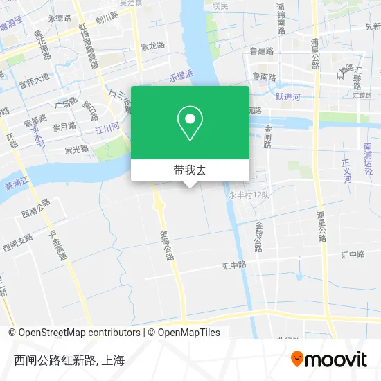 西闸公路红新路地图