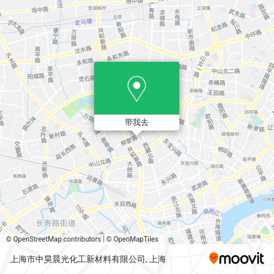 上海市中昊晨光化工新材料有限公司地图