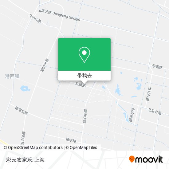 彩云农家乐地图