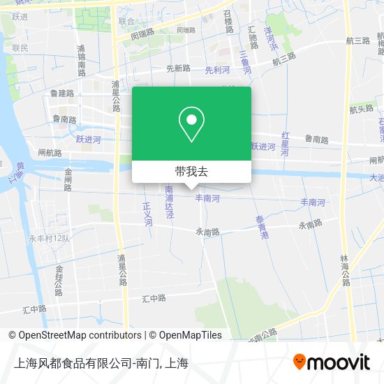 上海风都食品有限公司-南门地图