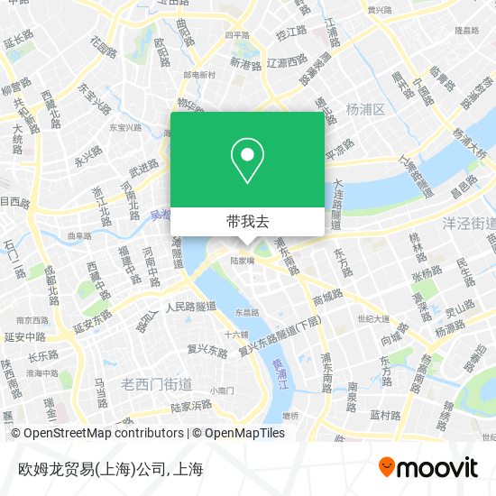 欧姆龙贸易(上海)公司地图