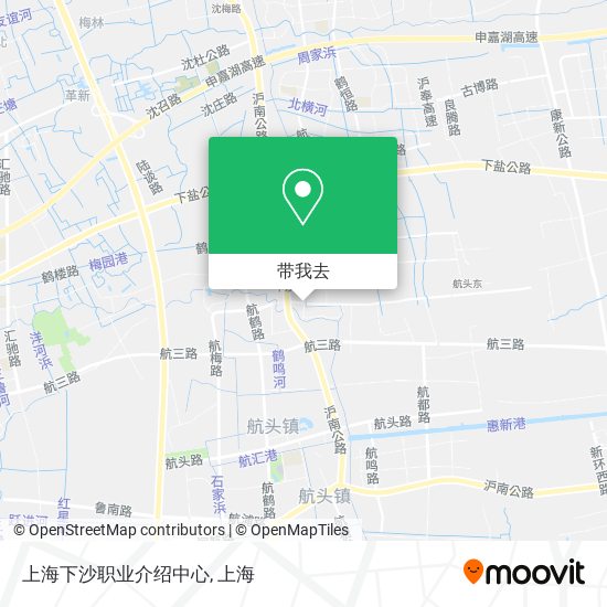 上海下沙职业介绍中心地图