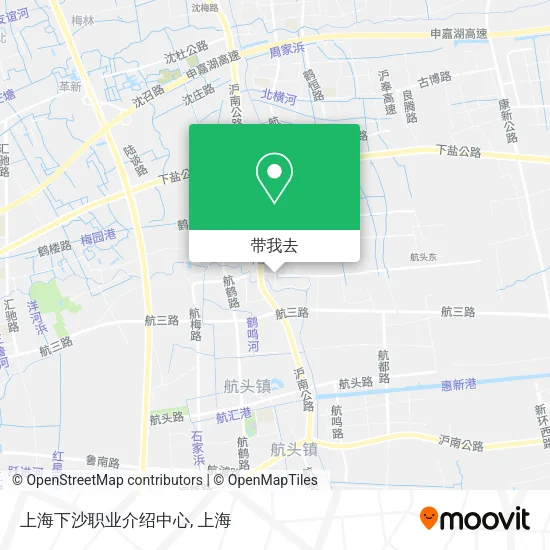 上海下沙职业介绍中心地图