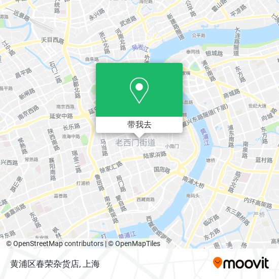 黄浦区春荣杂货店地图