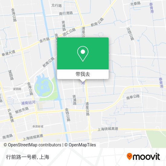 行前路一号桥地图