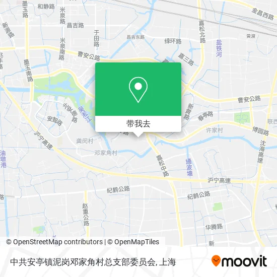 中共安亭镇泥岗邓家角村总支部委员会地图