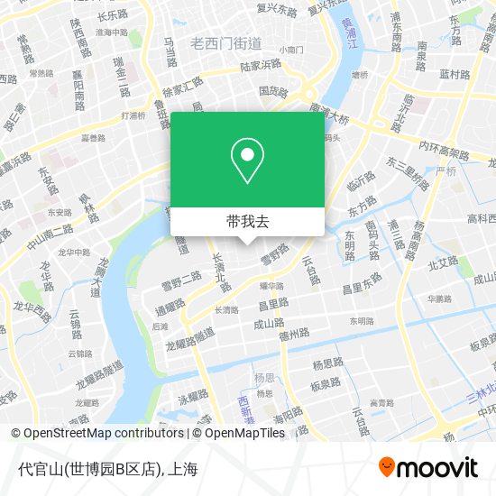 代官山(世博园B区店)地图
