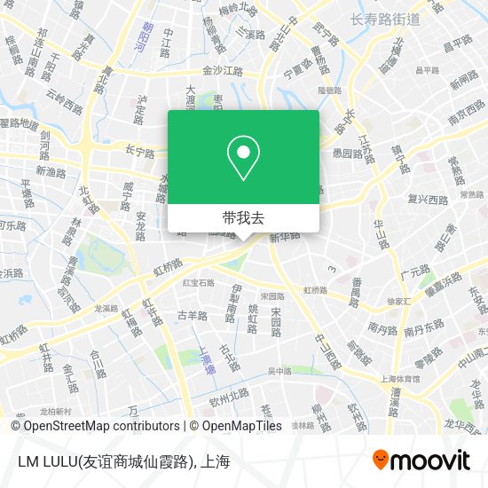 LM LULU(友谊商城仙霞路)地图