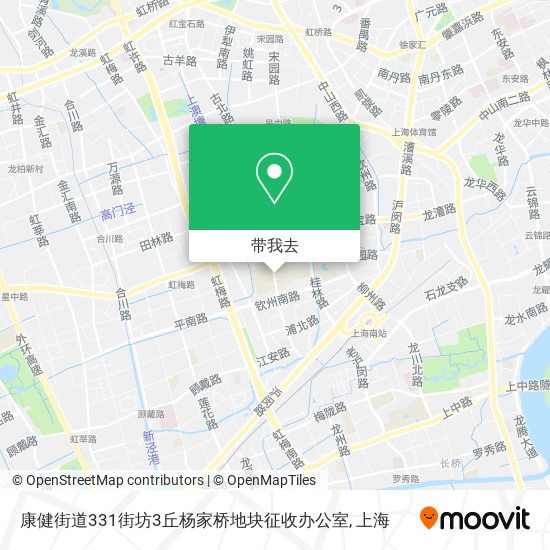 康健街道331街坊3丘杨家桥地块征收办公室地图