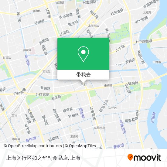 上海闵行区如之华副食品店地图