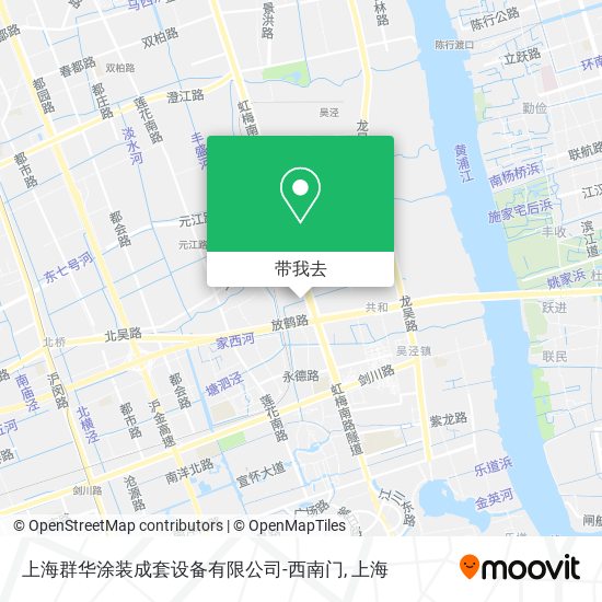 上海群华涂装成套设备有限公司-西南门地图