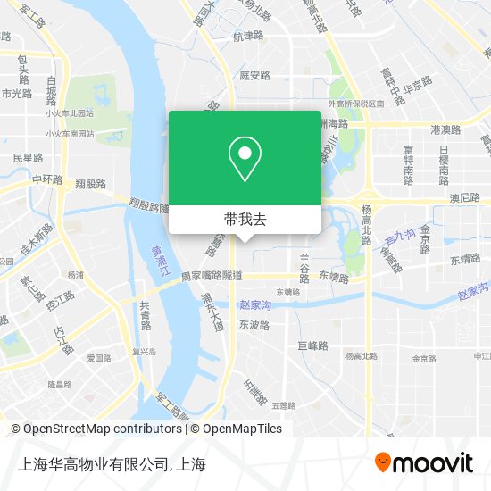 上海华高物业有限公司地图