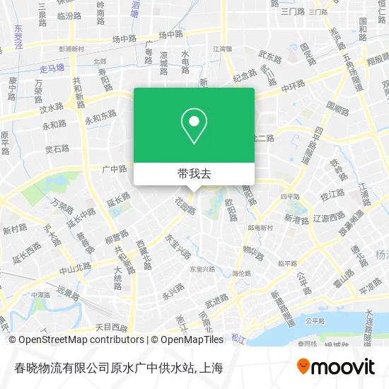 春晓物流有限公司原水广中供水站地图