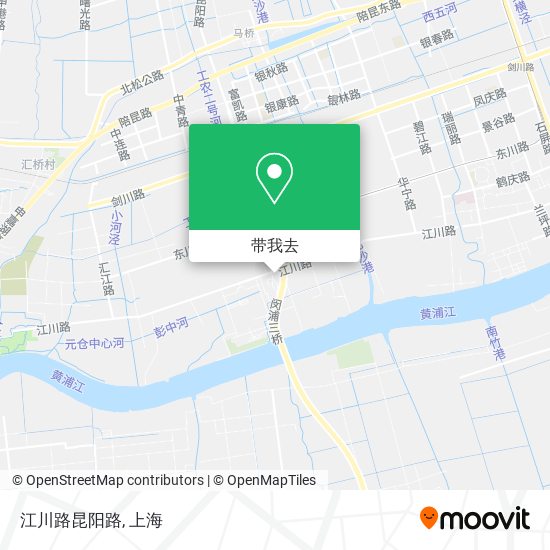 江川路昆阳路地图