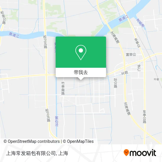 上海常发箱包有限公司地图