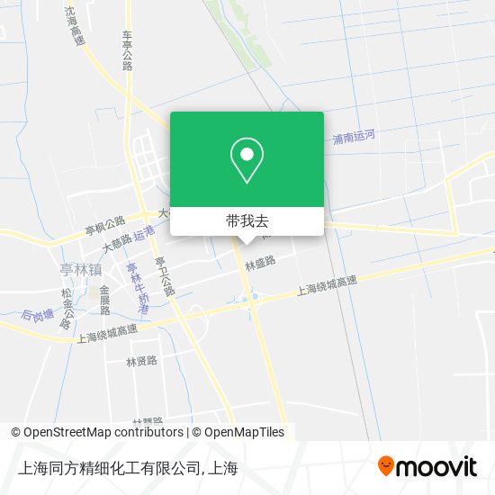 上海同方精细化工有限公司地图