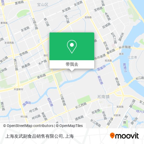 上海友武副食品销售有限公司地图