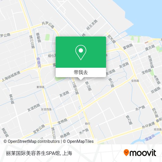 丽莱国际美容养生SPA馆地图
