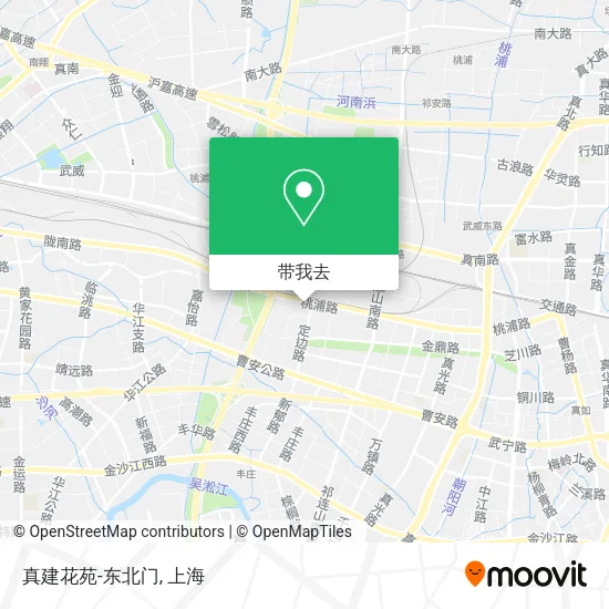 真建花苑-东北门地图