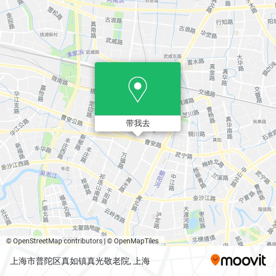 上海市普陀区真如镇真光敬老院地图