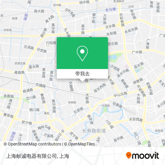 上海献诚电器有限公司地图