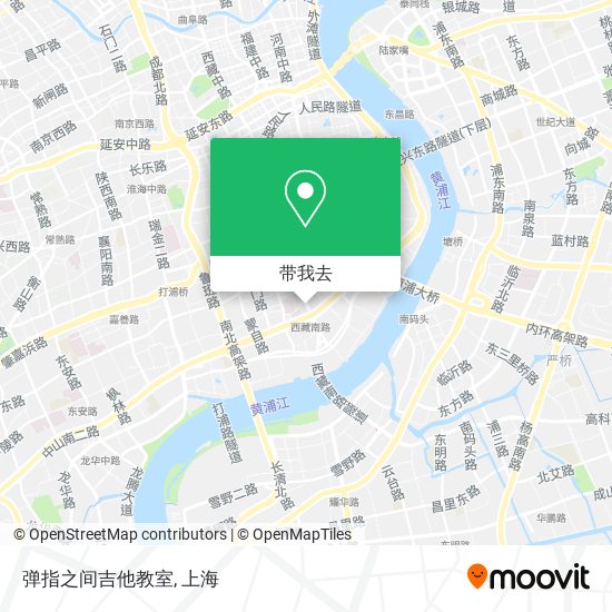 弹指之间吉他教室地图
