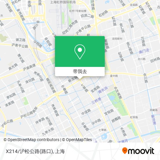 X214/沪松公路(路口)地图